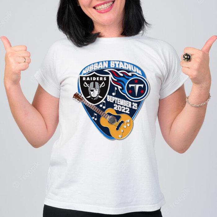 Las Vegas Raiders Vs Tennessee Titans 2022 Nissan Stadium T-Shirt