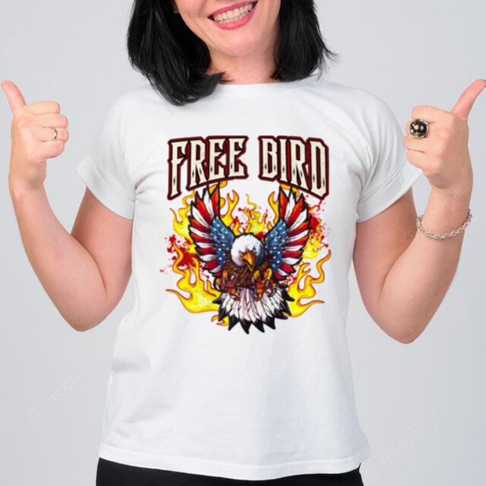 Last Of A Dyin? Breed Lynyrd American Rock Band Free Bird T-Shirt