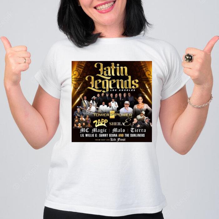 Latin Legends Los Angeles Tower Of Power June 10 2023 T-Shirt