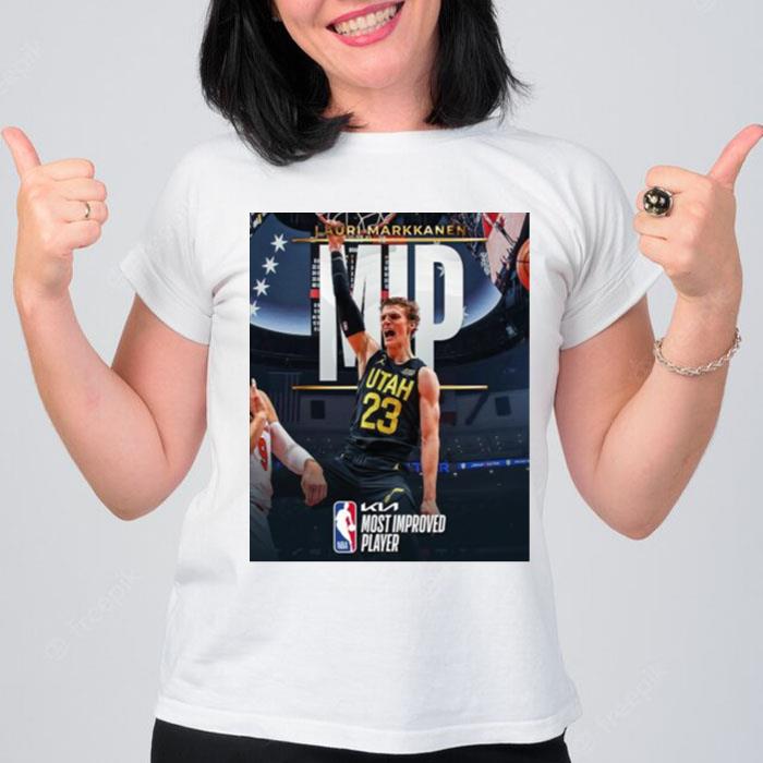 Lauri Markkanen Mip 2023 Nba T-Shirt