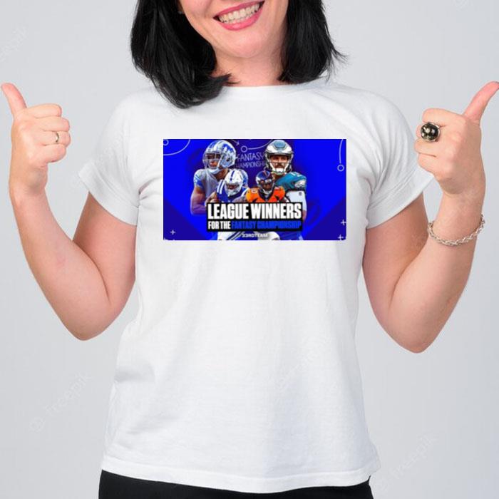 League Winners For The Fantasy Championship 33Rdteam T-Shirt