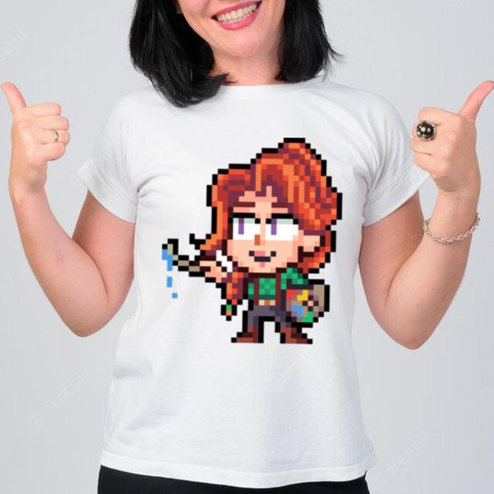 Leah Pixel Stardew Valley T-Shirt