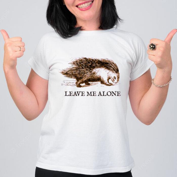 Leave Me Alone Porcupine Gadsden T-Shirt