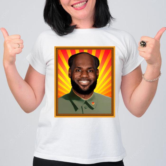 Lebron James China Mao Zedong T-Shirt