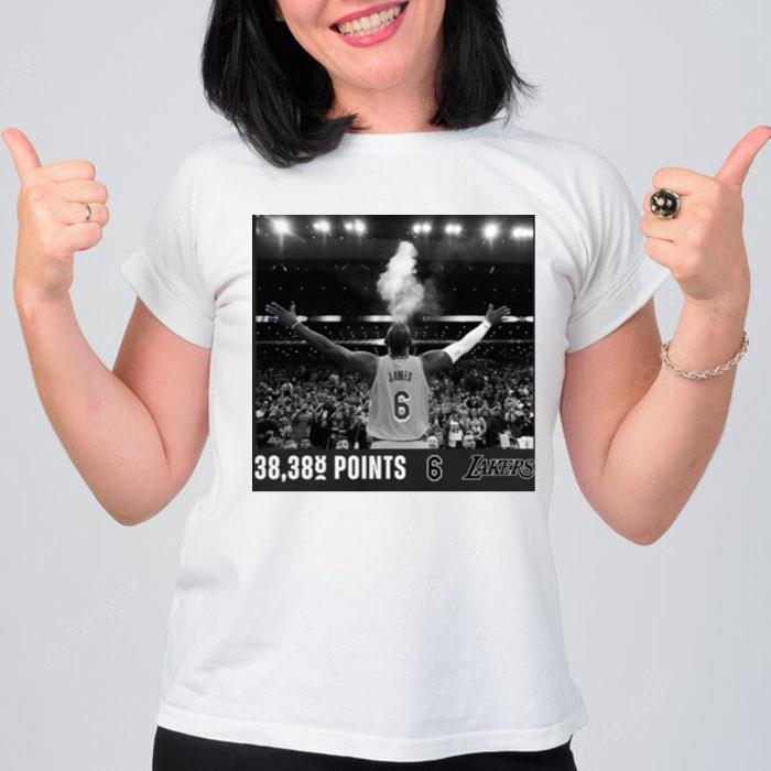 Lebron James Los Angeles Lakers Nba All Time Scoring T-Shirt