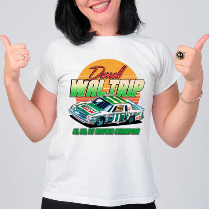 Legend 80S Style Retro Nascar Car Racing Darrell Waltrip T-Shirt