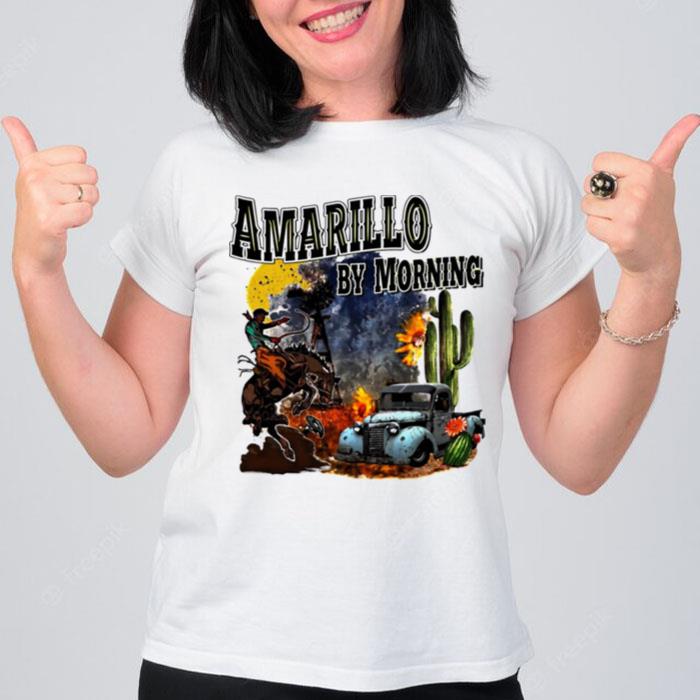 Legend Country Musician Amarillo By Morning T-Shirt