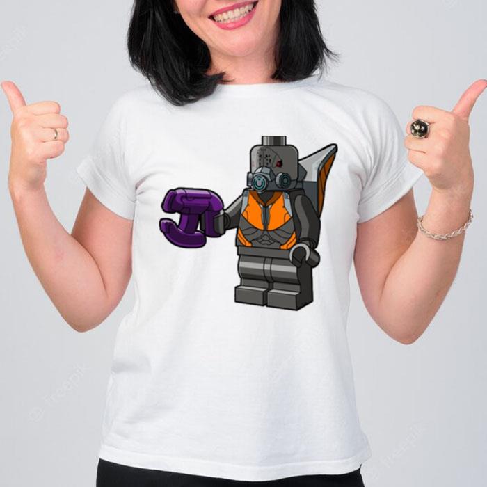 Lego Grunt Orange Halo Game T-Shirt