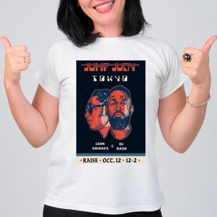 Leon Bridges & Dj Dash October 12 2022 To Tokyo T-Shirt