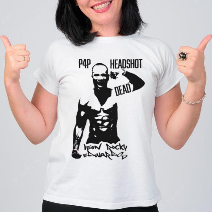 Leon ?Rocky? Edwards P4P Headshot Dead Rocky Leon Edwards T-Shirt