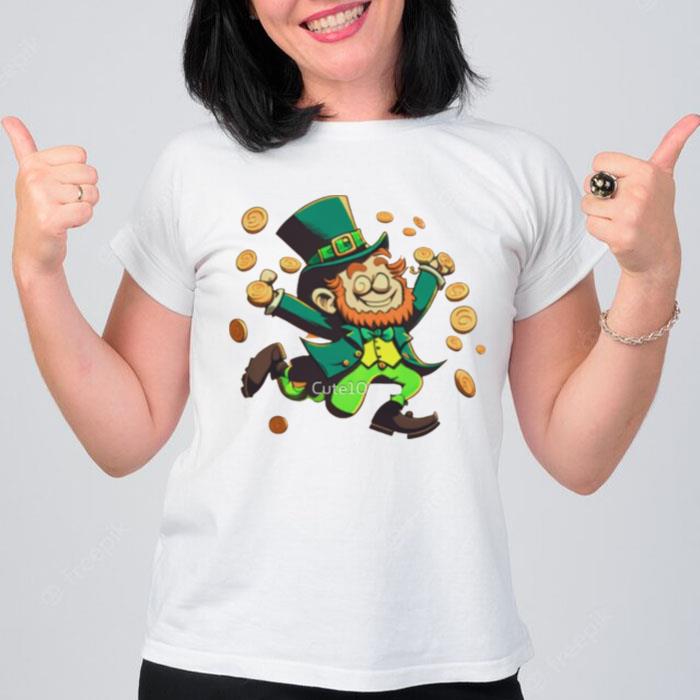 Leprechaun Griddy Dance Funny St Patrick's Day T-Shirt