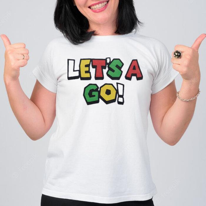 Let's A Go Mario T-Shirt