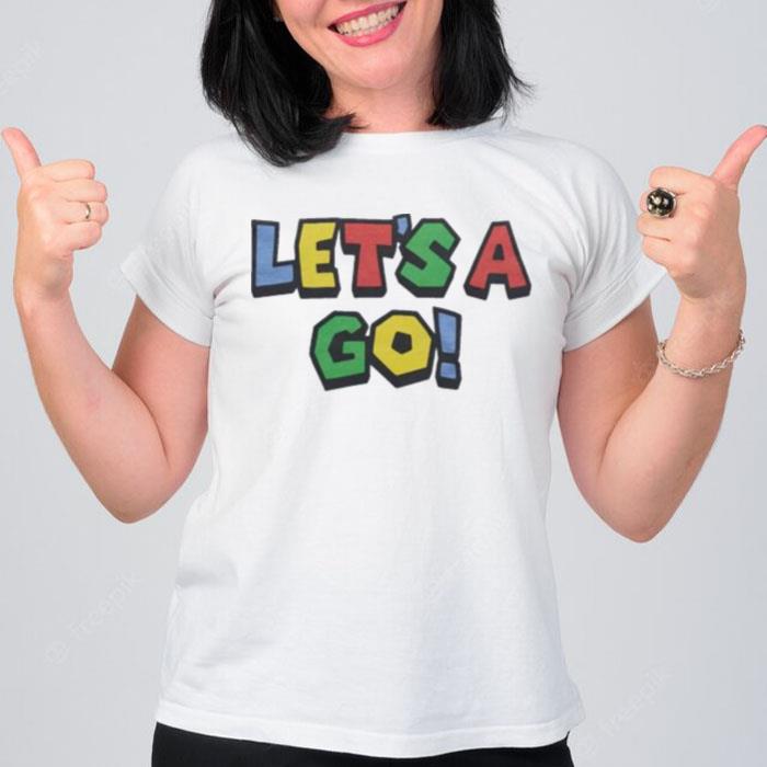 Let's A Go Super Mario Retro T-Shirt