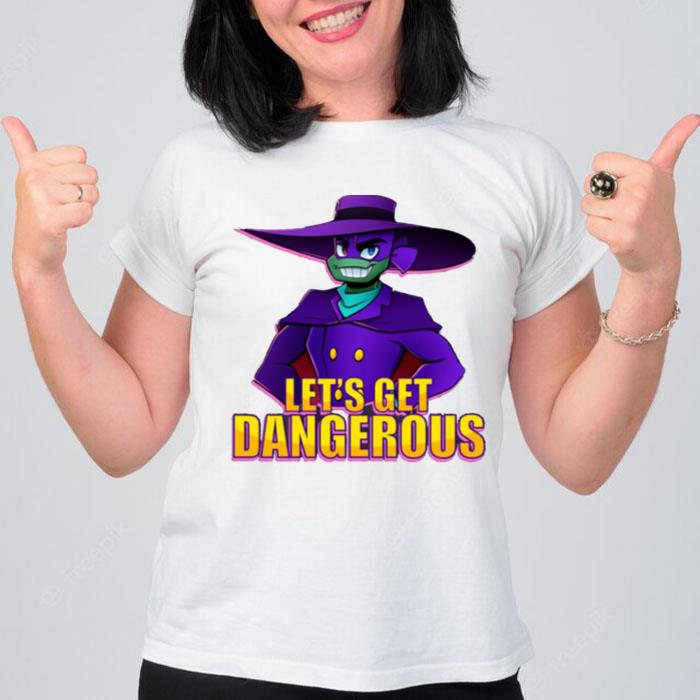 Let's Get Dangerous Darkwing Donnie Rottnm T-Shirt