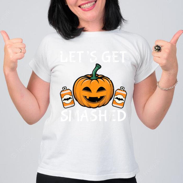 Let's Get Smashed Funny Halloween Custome T-Shirt