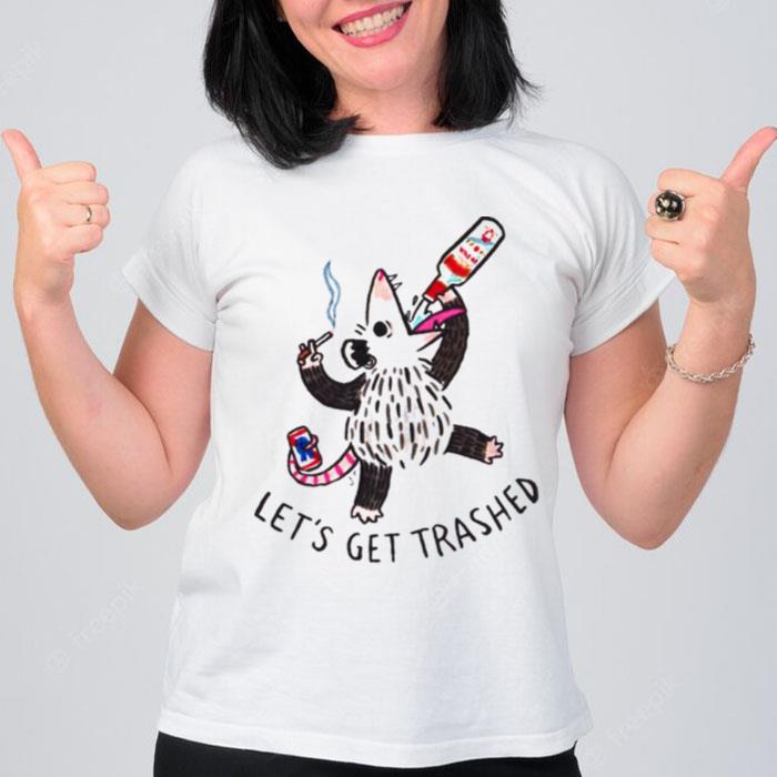 Let's Get Trashed Romanoff Vodka T-Shirt