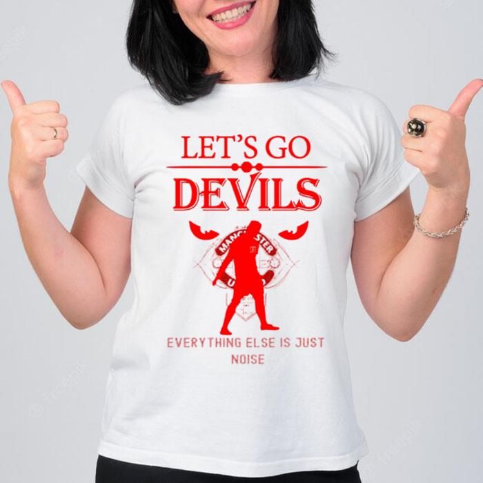 Let's Go Devils Manchester Utd T-Shirt