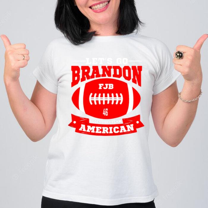 Lets Go Brandon American Football Conservative T-Shirt