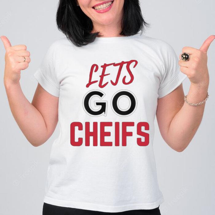 Lets Go Chiefs Kansas City Football Team Gift For Fans T-Shirt