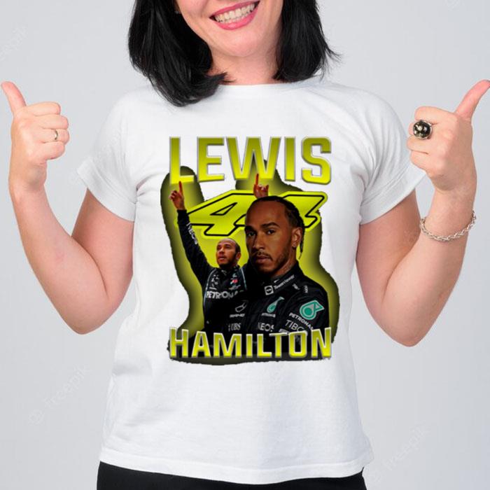 Lewis Hamilton 44 Formula 1 Bootleg 90S T-Shirt