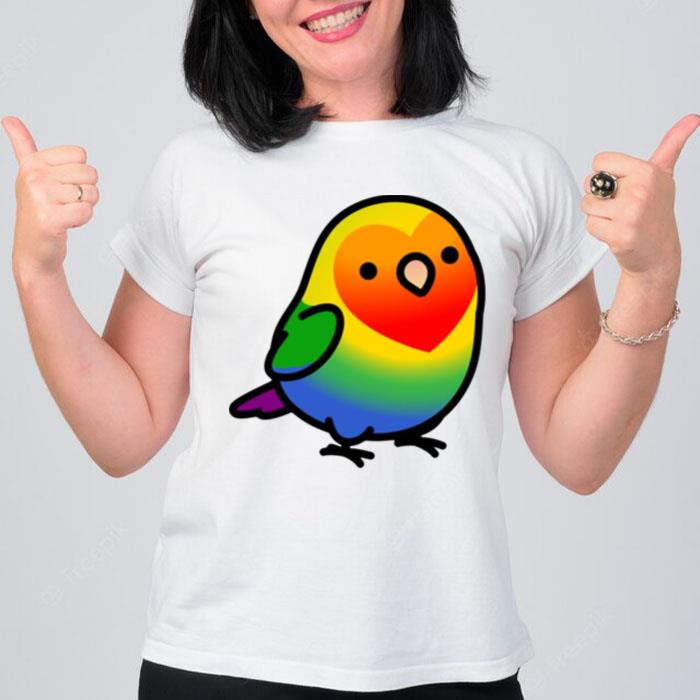 Lgbt Gay Pride Lovebird Parro T-Shirt