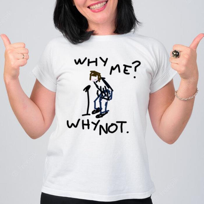 Liam Gallagher Why Me Why Not Sketch Design T-Shirt