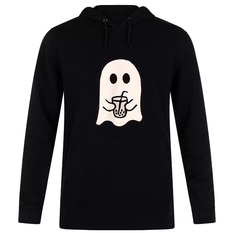 Little Ghost Ice Coffee Happy Halloween Hoodie