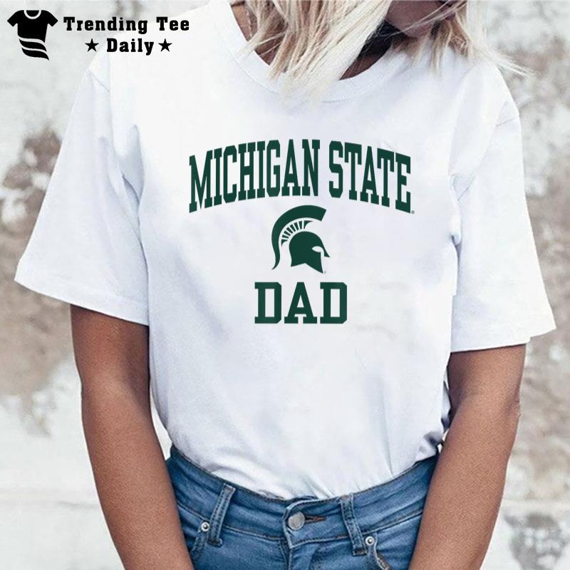Michigan State Spartans Dad Icon Gray Officially Licensed T-Shirt