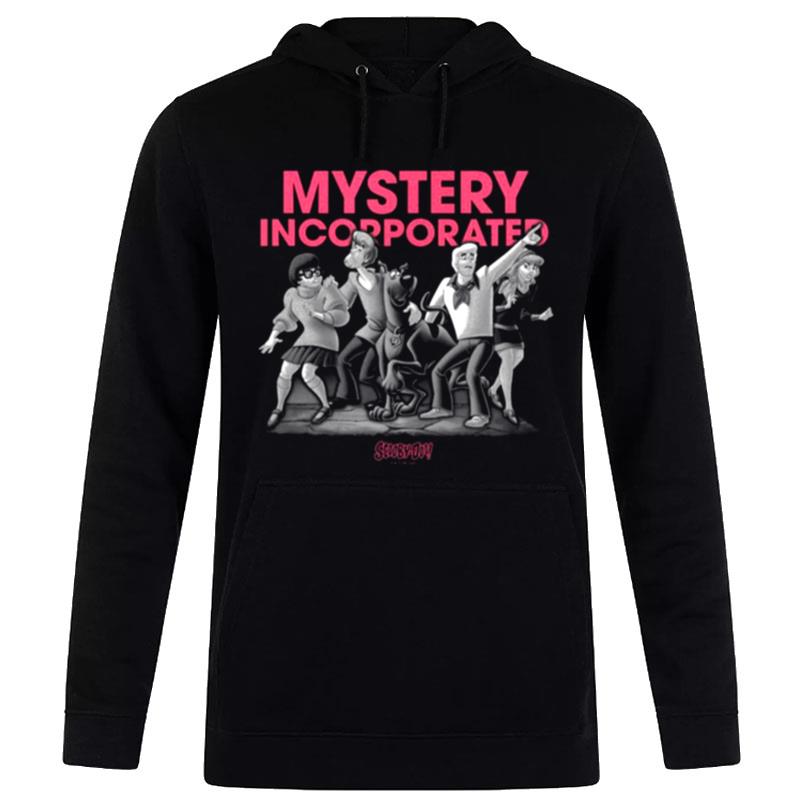 Mystery Incorporated Frightened Group Shot Poster Scooby Doo Hoodie