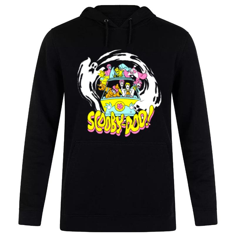 Mystery Machine Scary Ghosts Front View Scooby Doo Hoodie