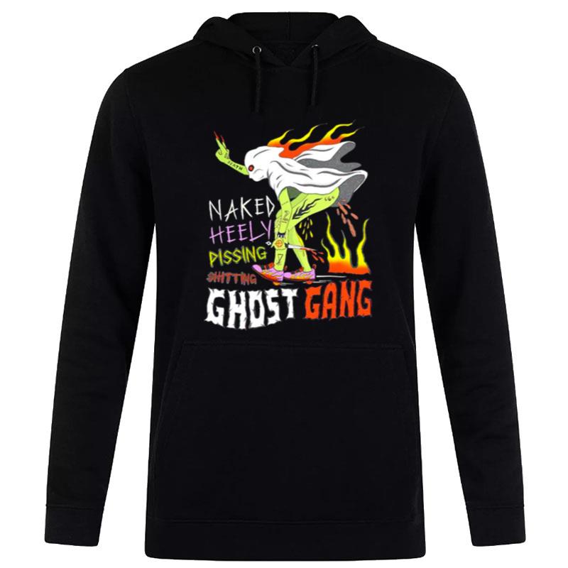 Naked Heely Dissing Shitting Ghost Gang Hoodie