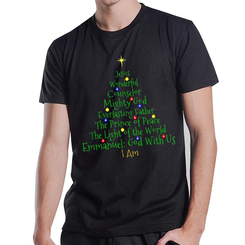 Names Of Jesus Christmas T-Shirt