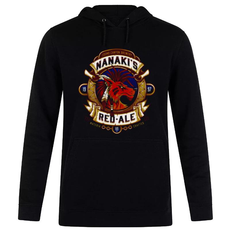 Nanaki'S Red Ale Final Fantasy Red Xiii Beer Label Hoodie