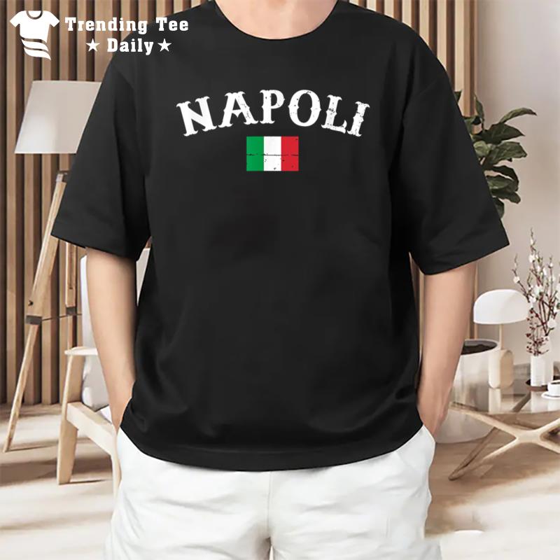 Napoli Vintage Italy Italian Flag T-Shirt