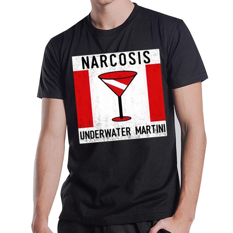 Narcosis Underwater Martini T-Shirt