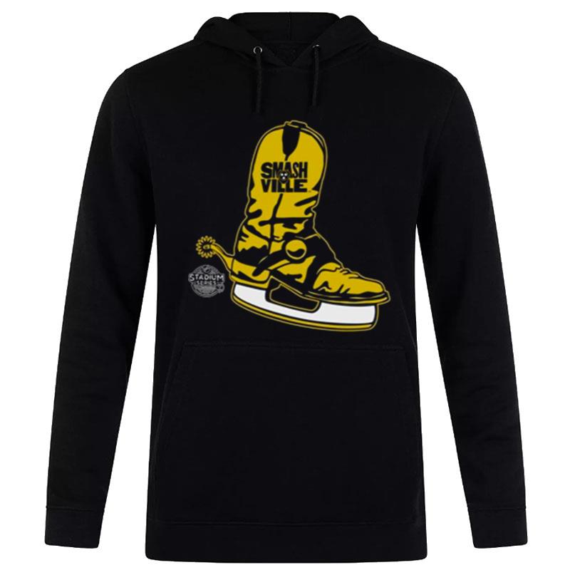 Nashville Predators Stadium Series Ls Skate Boot Hoodie