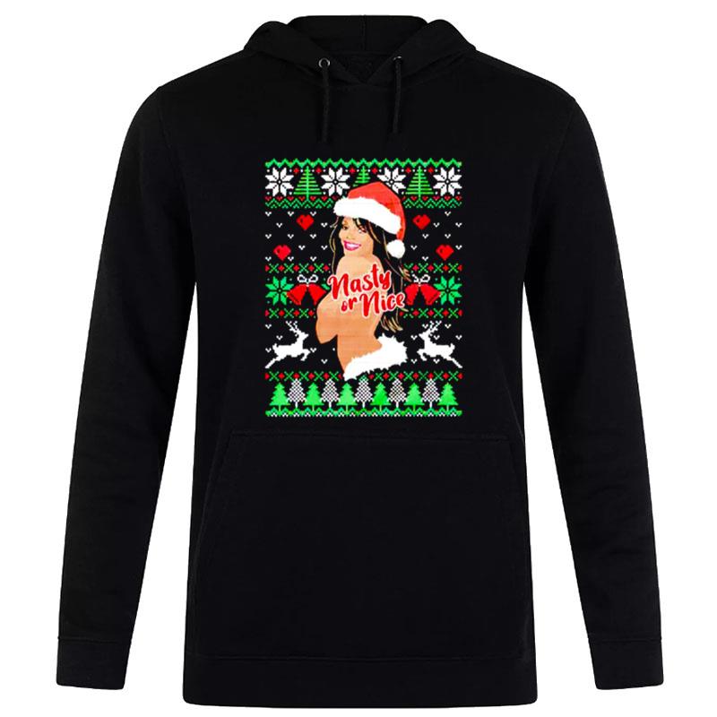 Nasty Or Nice Christmas Hoodie