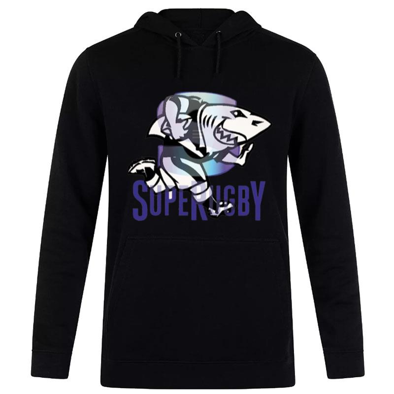 Natal Sharks Shark Attack For South Africa Rugby Super Rugby Hoodie