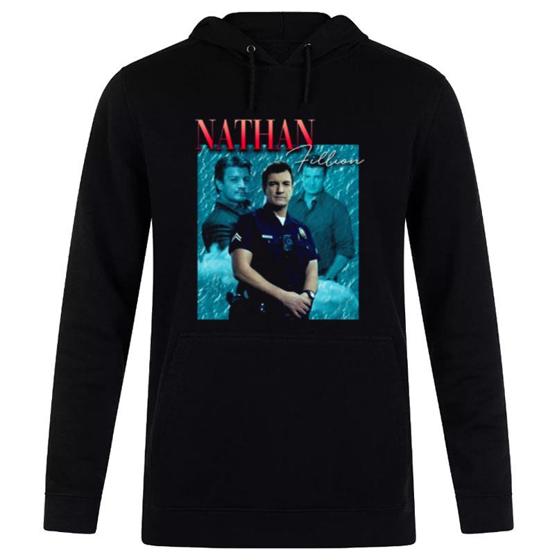 Nathan Fillion Retro 80S The Rookie Tv Show Hoodie