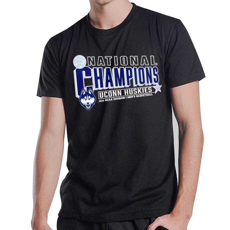 National Champions Unconn Huskies 2023 Ncaa Mens Basketball T-Shirt