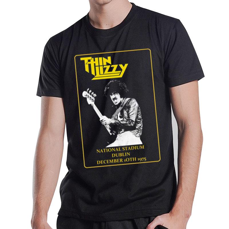 National Stadium Bublin 1975 Thin Lizzy T-Shirt