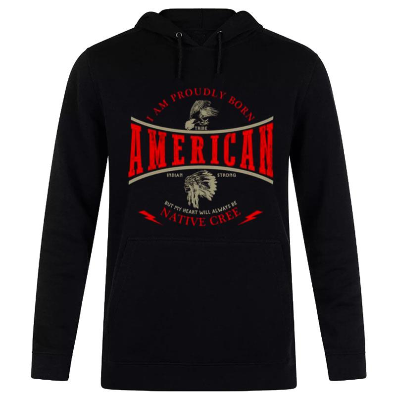 Native American Indian Strong Pride Retro Cree Tribe Native Hoodie