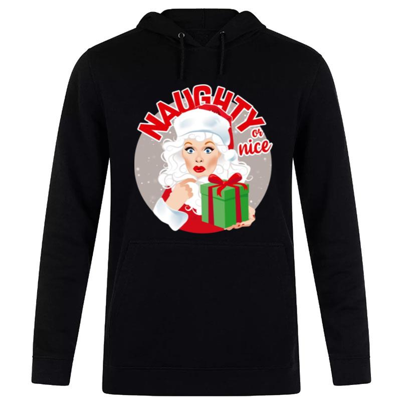 Naughty Or Nice Merry Christmas Hoodie