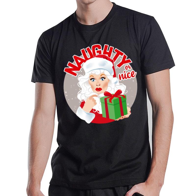 Naughty Or Nice Merry Christmas T-Shirt