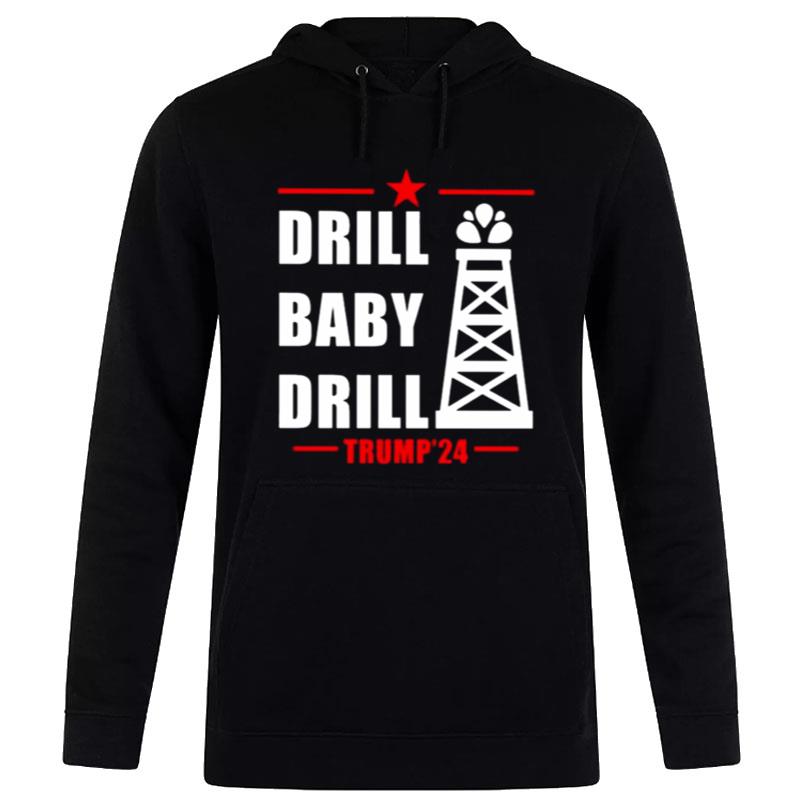 Navy Brat Drill Baby Drill Trump'24 Hoodie