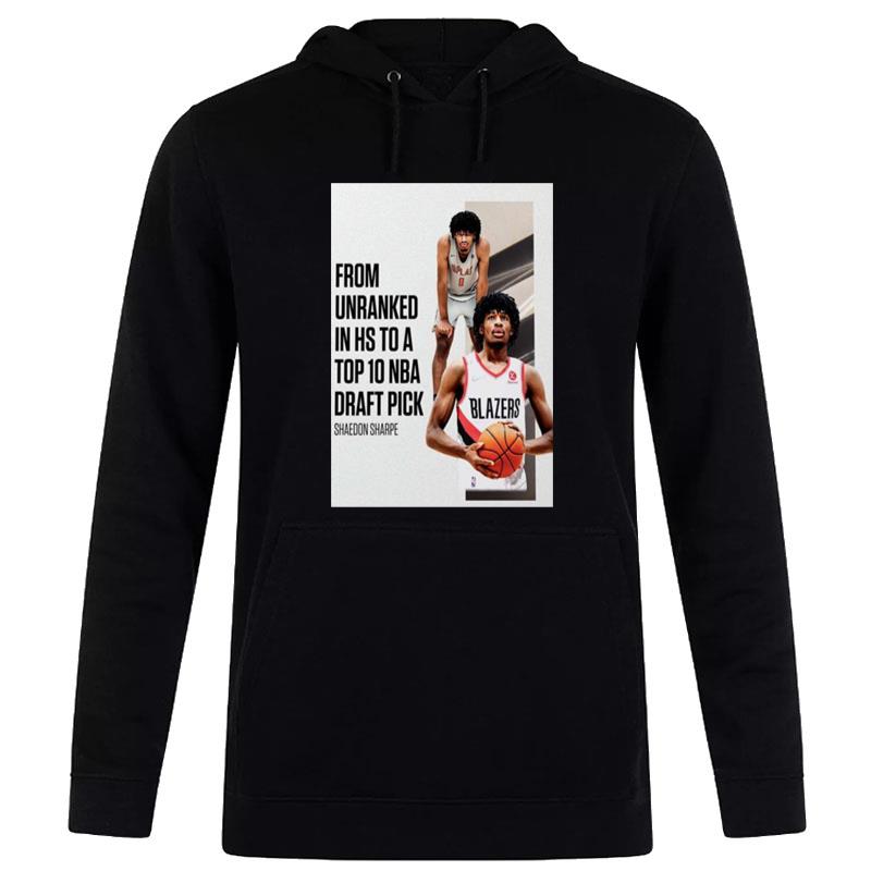 Nba 2022 Nba Draft Shaedon Sharpe From Unranked To Top 10 Nba Draft Pick Hoodie