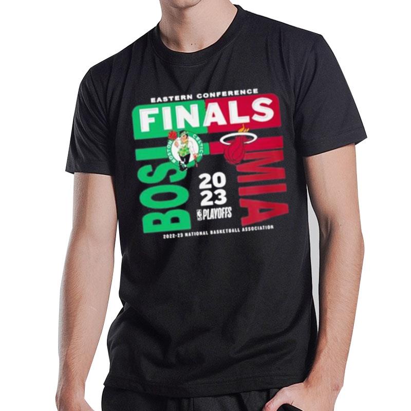 Nba 2023 Western Conference Finals Match Up Boston Celtics Vs Miami Heat T-Shirt