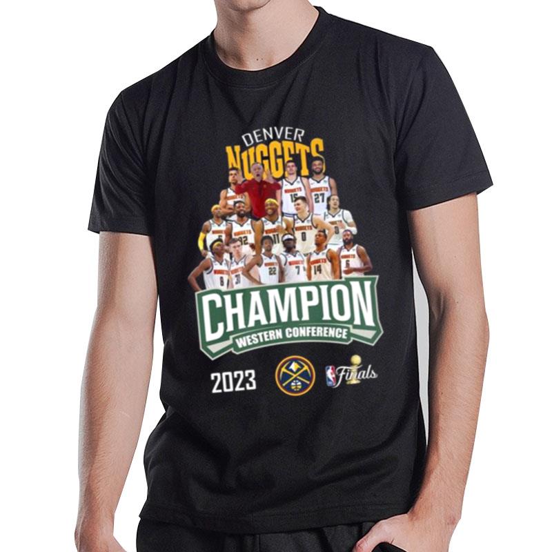 Nba Finals Denver Nuggets Champions Western Conference 2023 T-Shirt