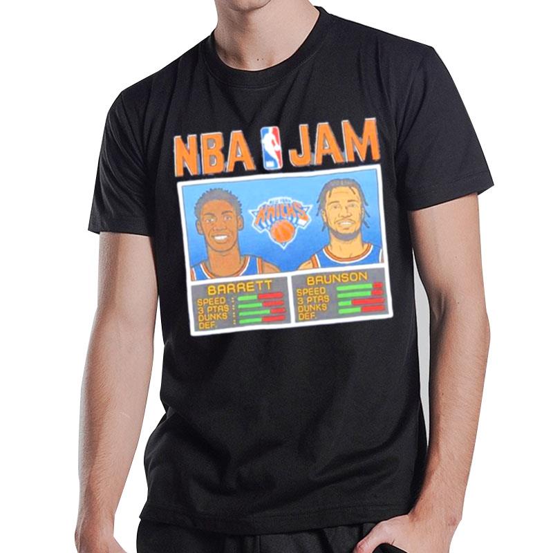 Nba Jam Barrett And Brunson New York Knicks T-Shirt