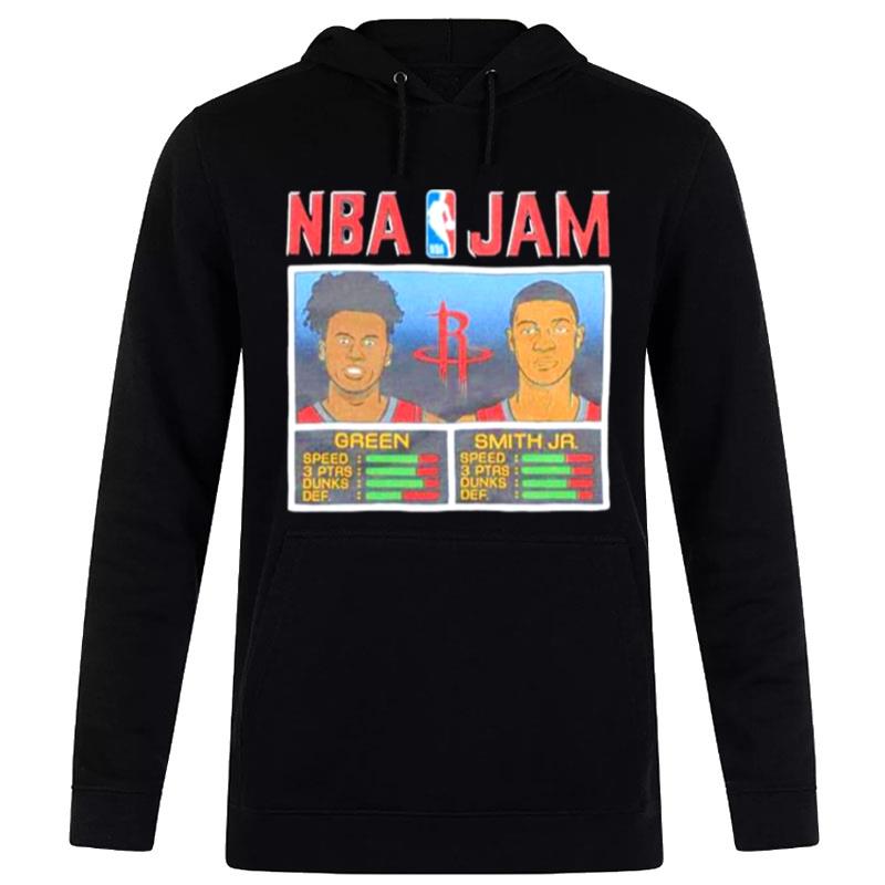 Nba Jam Green And Smith Jr Houston Rockets Hoodie